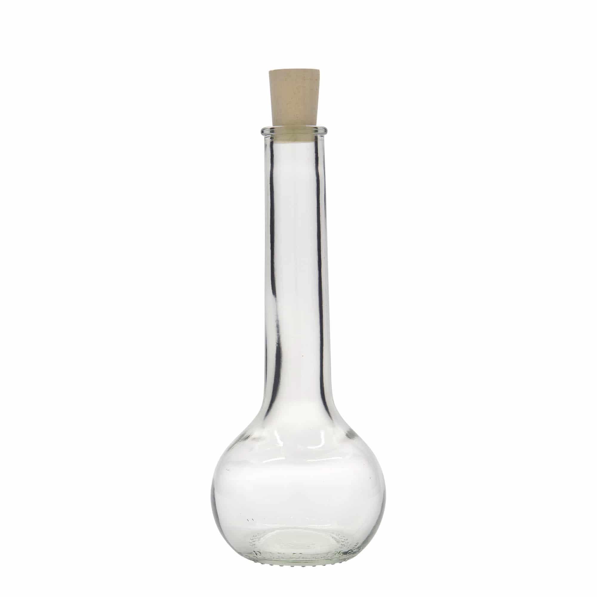 200 ml glazen fles 'Tulipano', hals: kurk