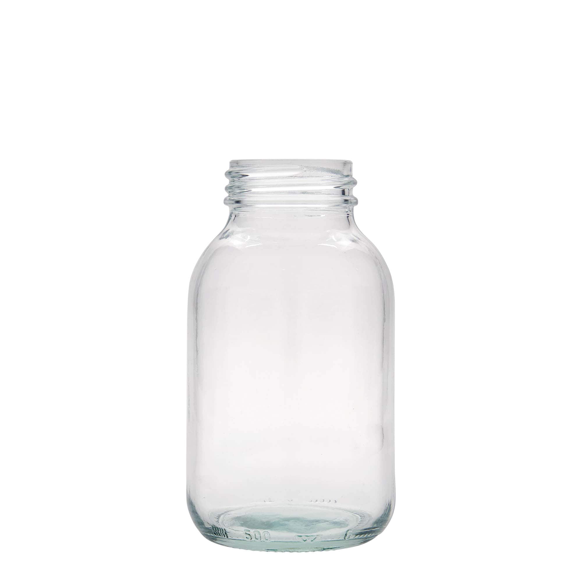500 ml brede hals glas, opening: DIN 55 500 ml brede hals glas, opening: DIN 55