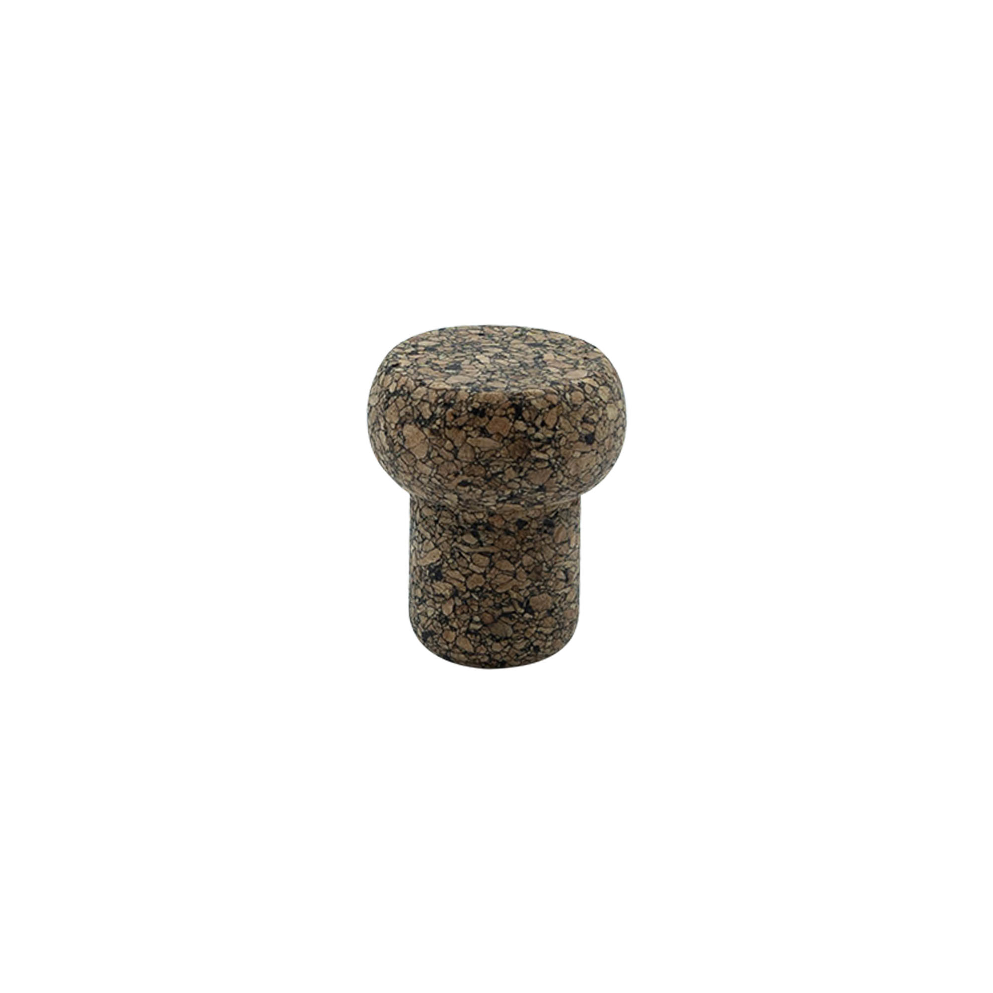 Handvatkurk 'Barrel' 19,5 mm, Corkcoal, voor monding: kurk Handvatkurk 'Barrel' 19,5 mm, Corkcoal, voor monding: kurk