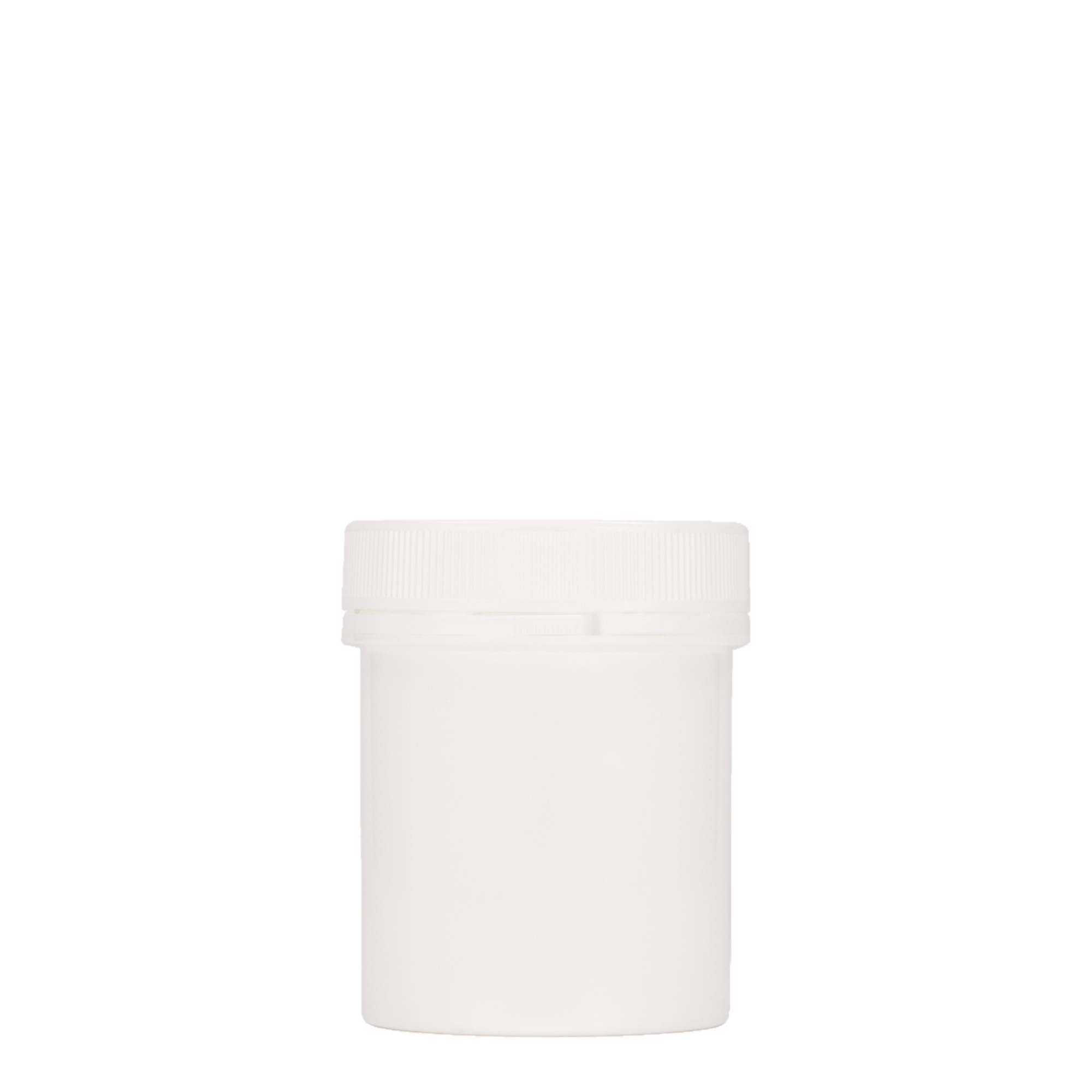 Plastic pot 'Securilock', 150 ml, PP, wit, monding: schroefsluiting