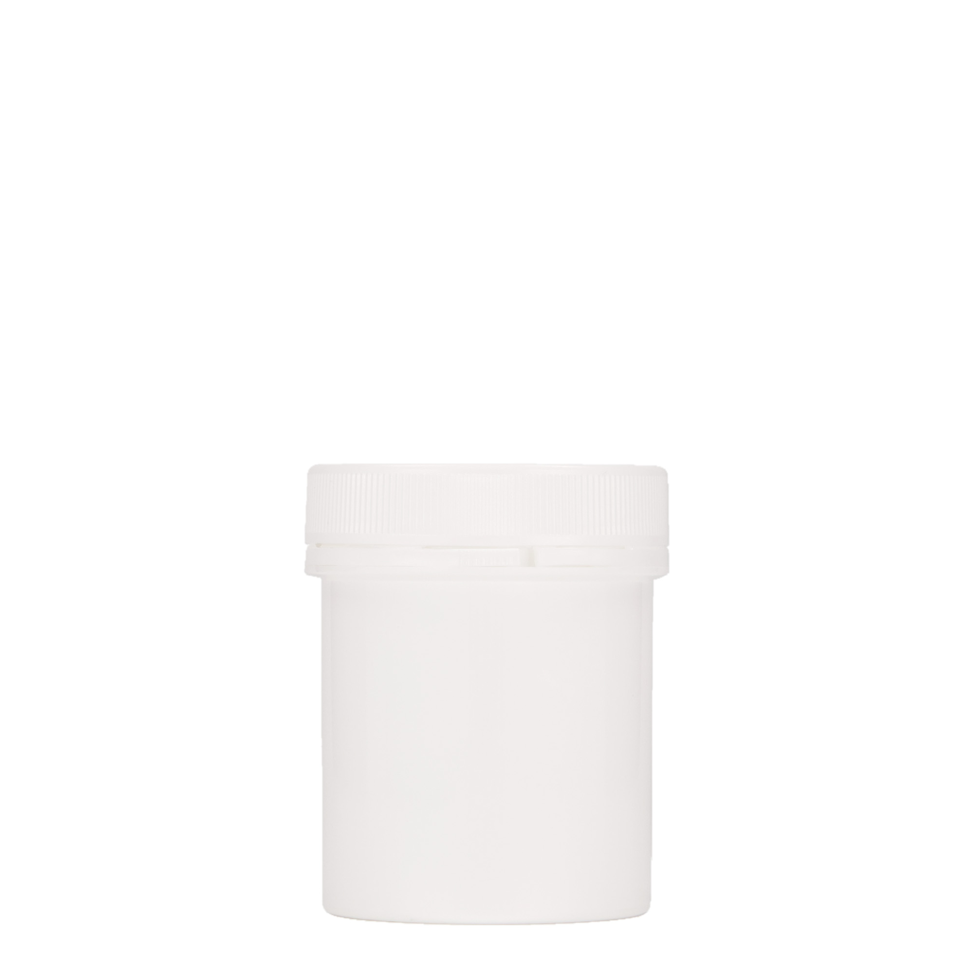 150 ml kunststoffles 'Securilock', PP, wit, opening: schroefdop