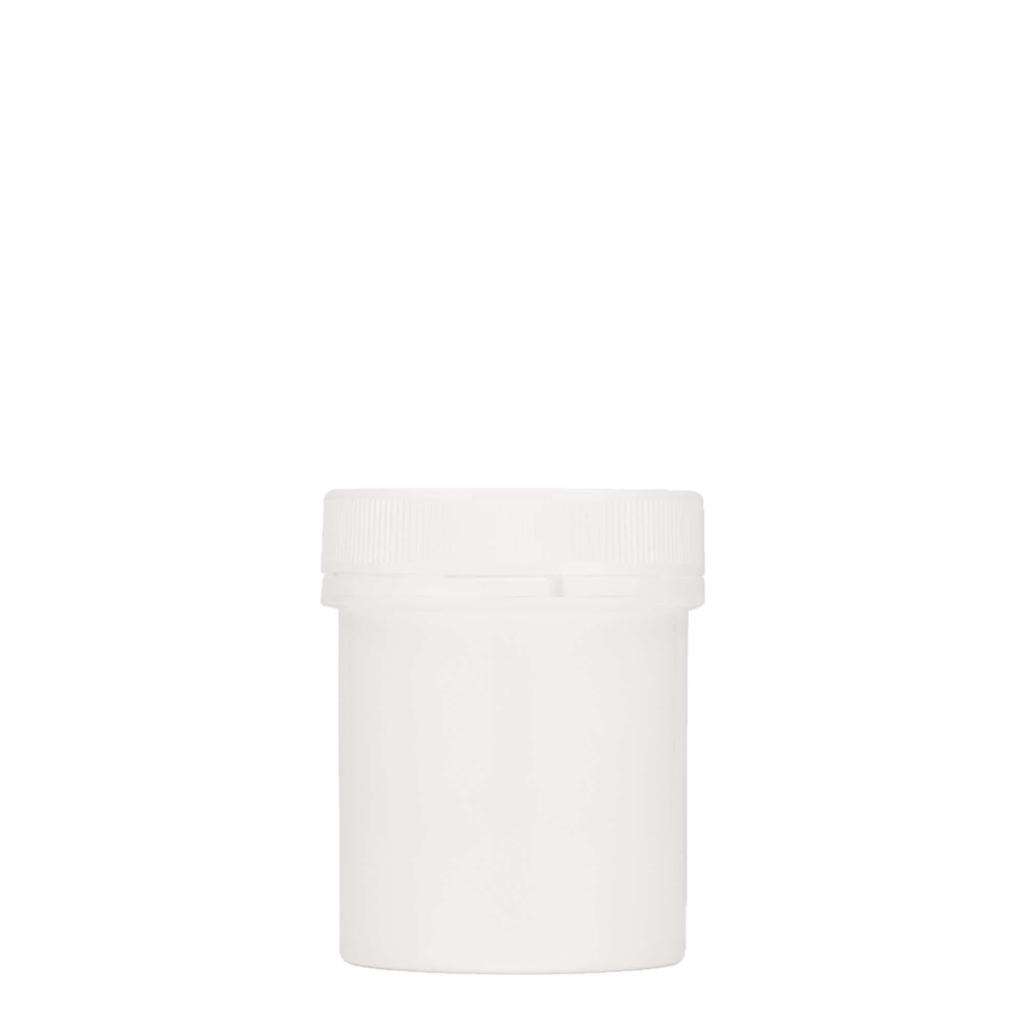150 ml kunststoffles 'Securilock', PP, wit, opening: schroefdop