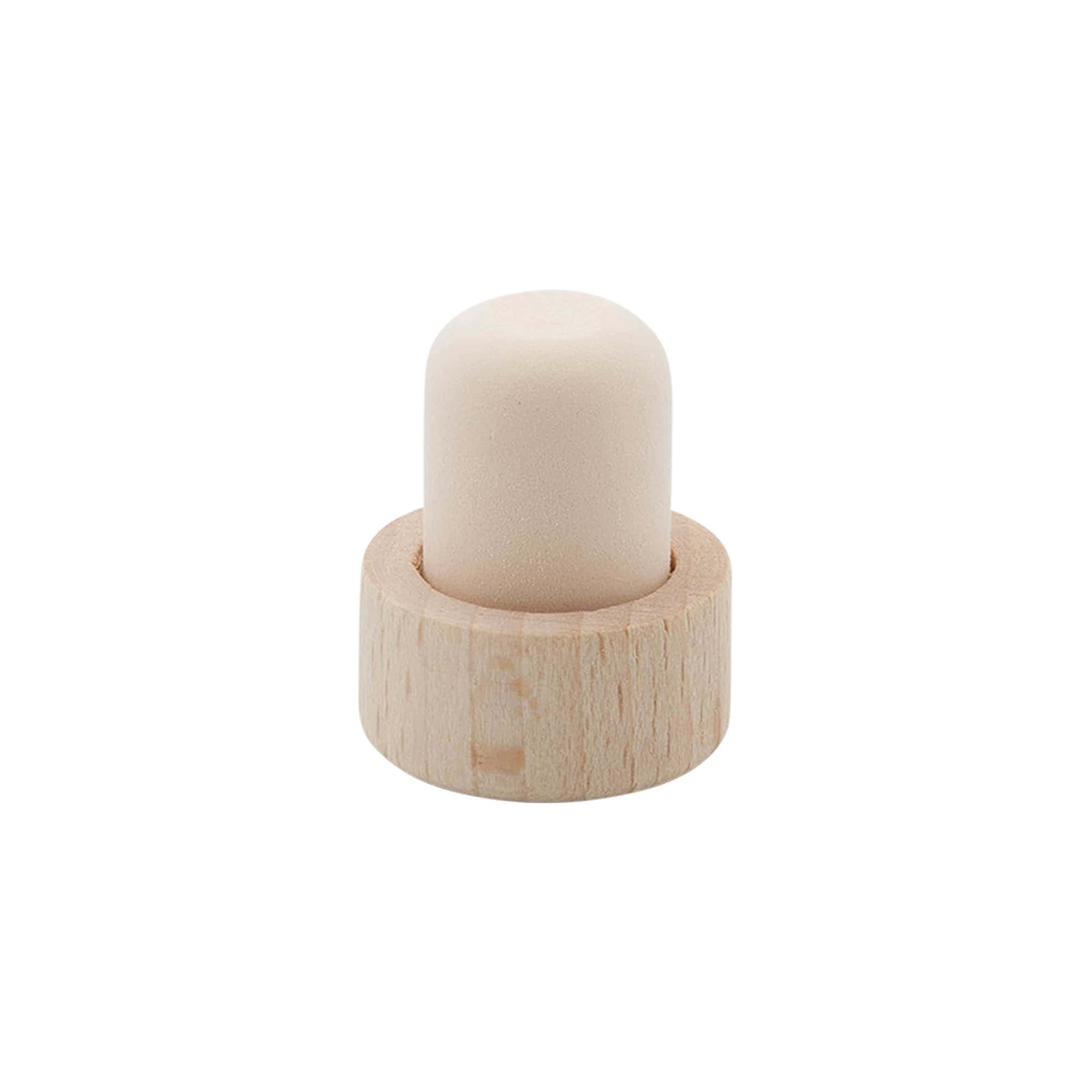 Handvatkurken 19 mm, hout/kunststof, voor monding: kurk
