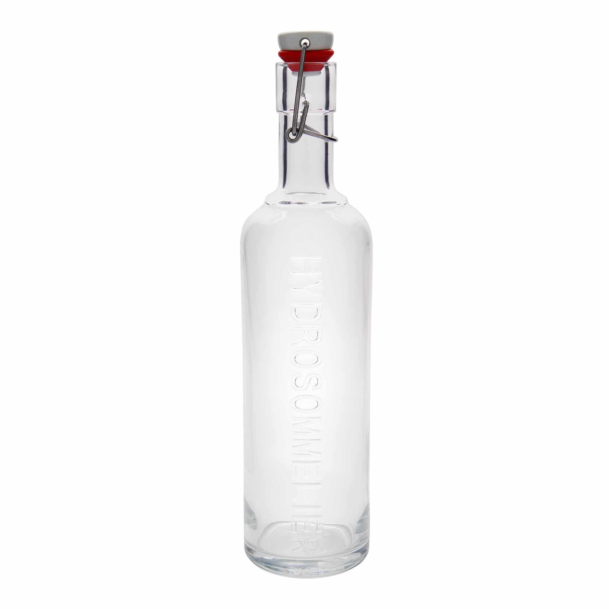 Glazen fles 'Optima Hydrosommelier', 1000 ml, monding: beugelsluiting