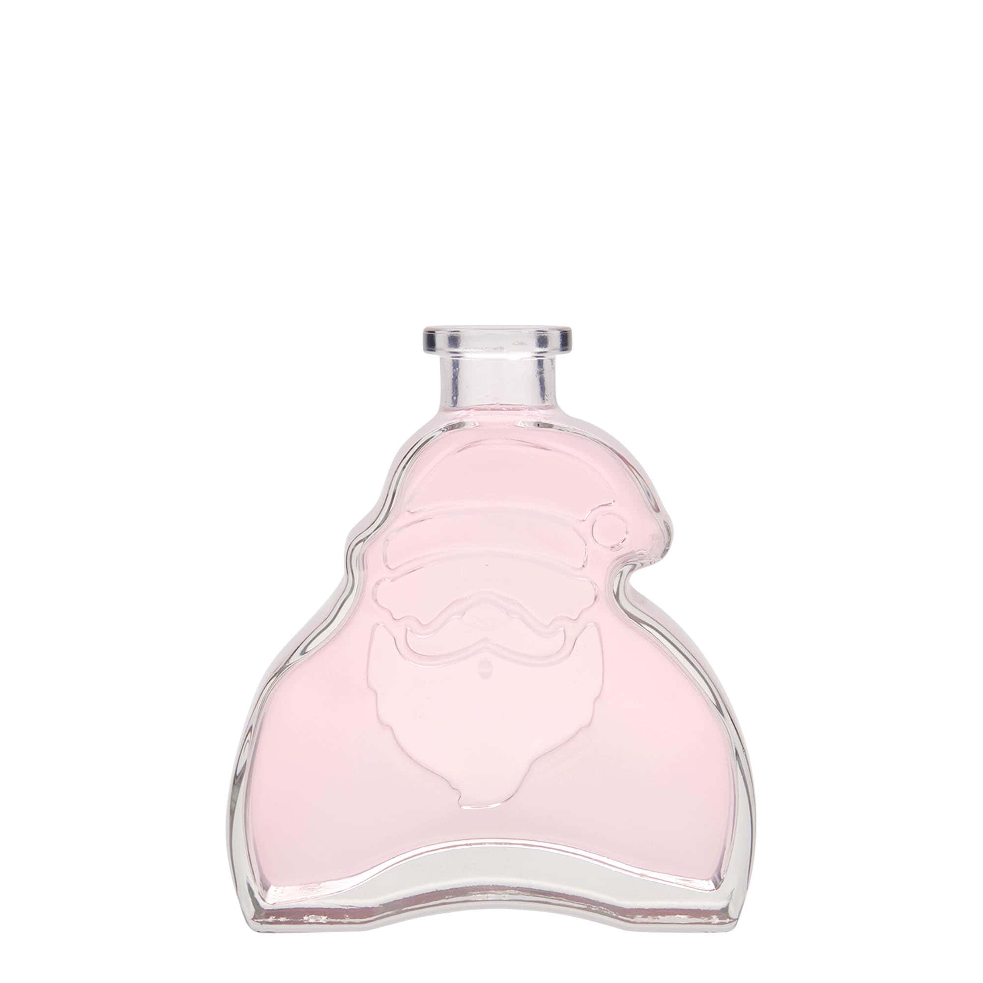 Glazen fles 'Santa Claus', 200 ml, monding: kurk