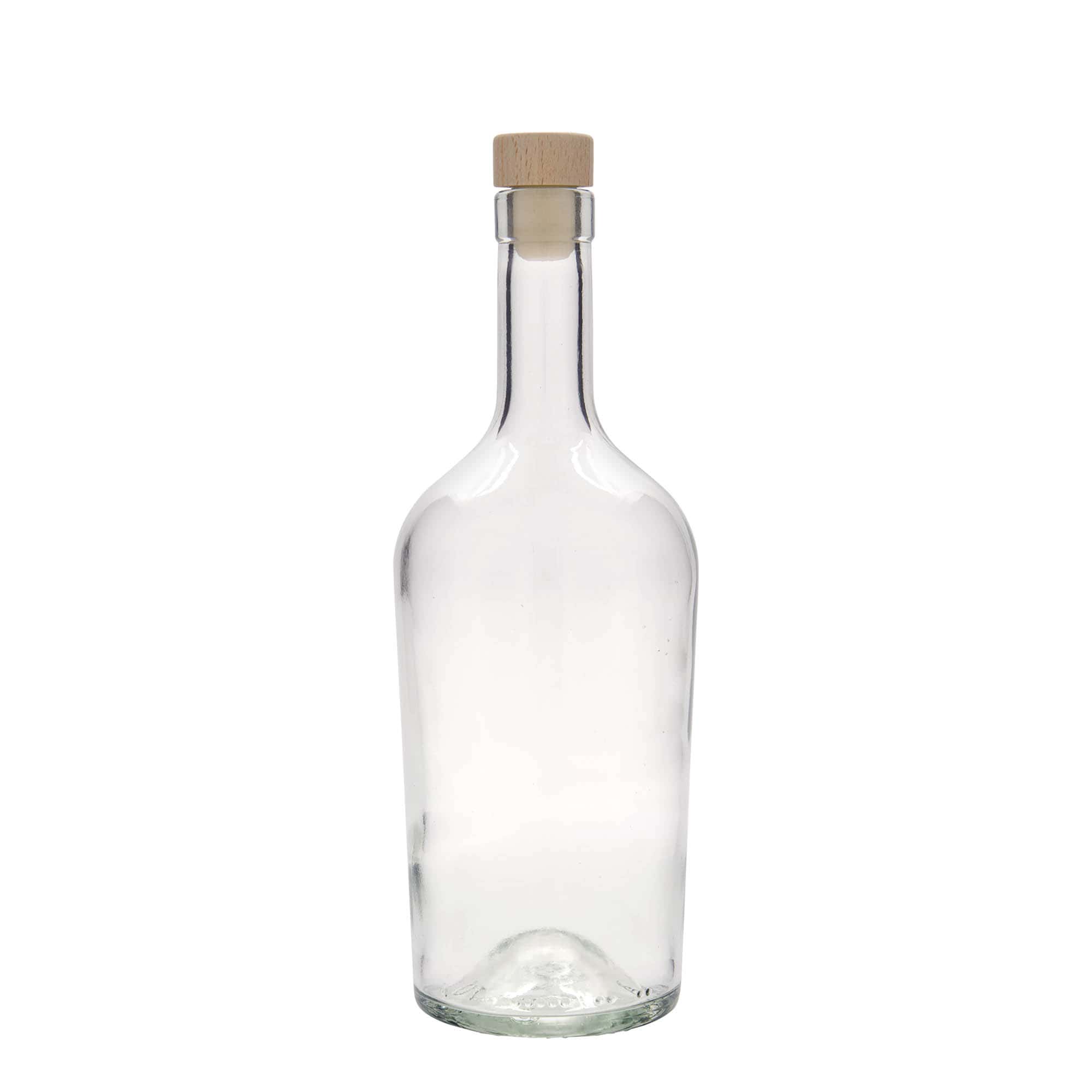 700 ml glazen fles 'Margarethe', hals: kurk