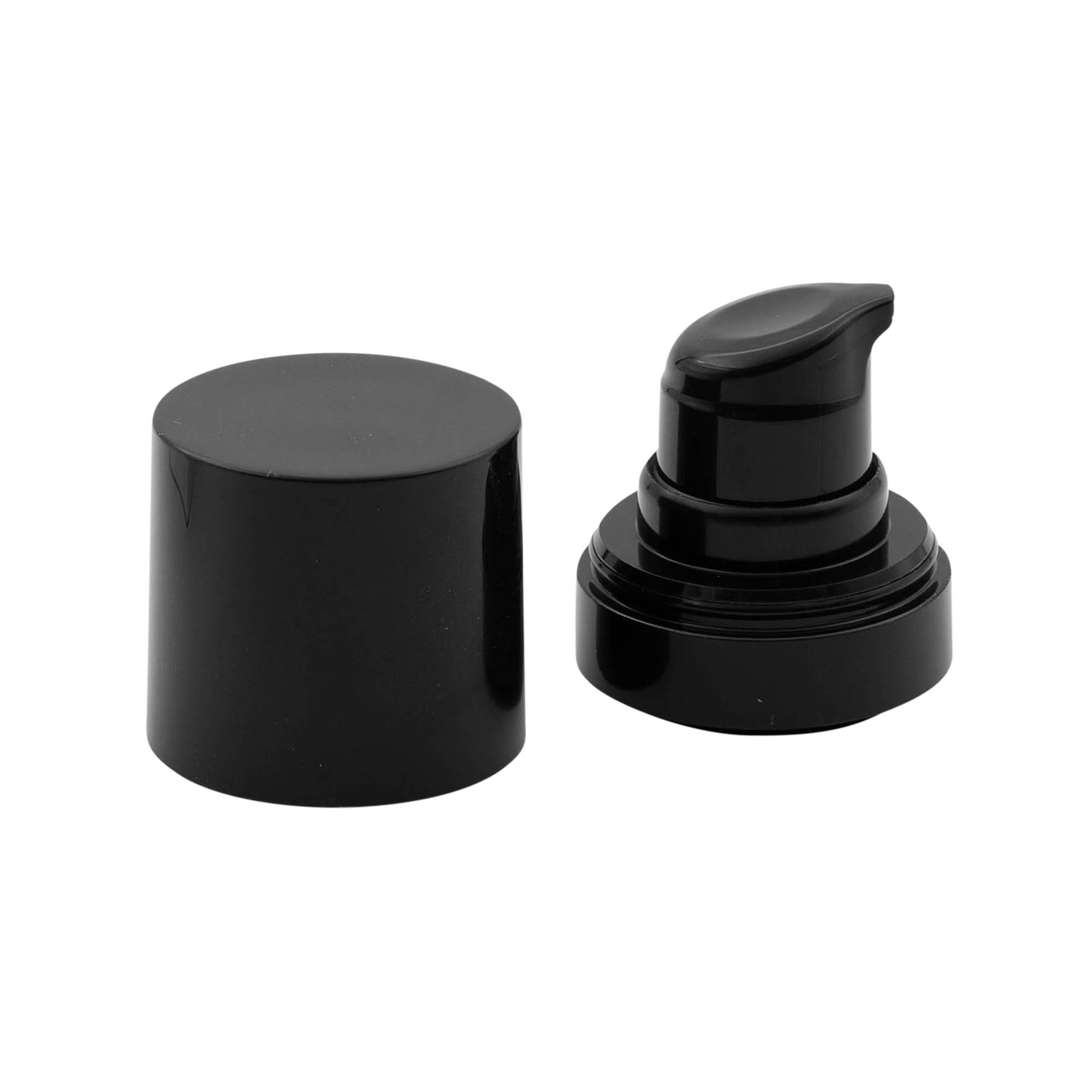 Airless Dispenser Pompkop 'Micro', PP-kunststof, zwart