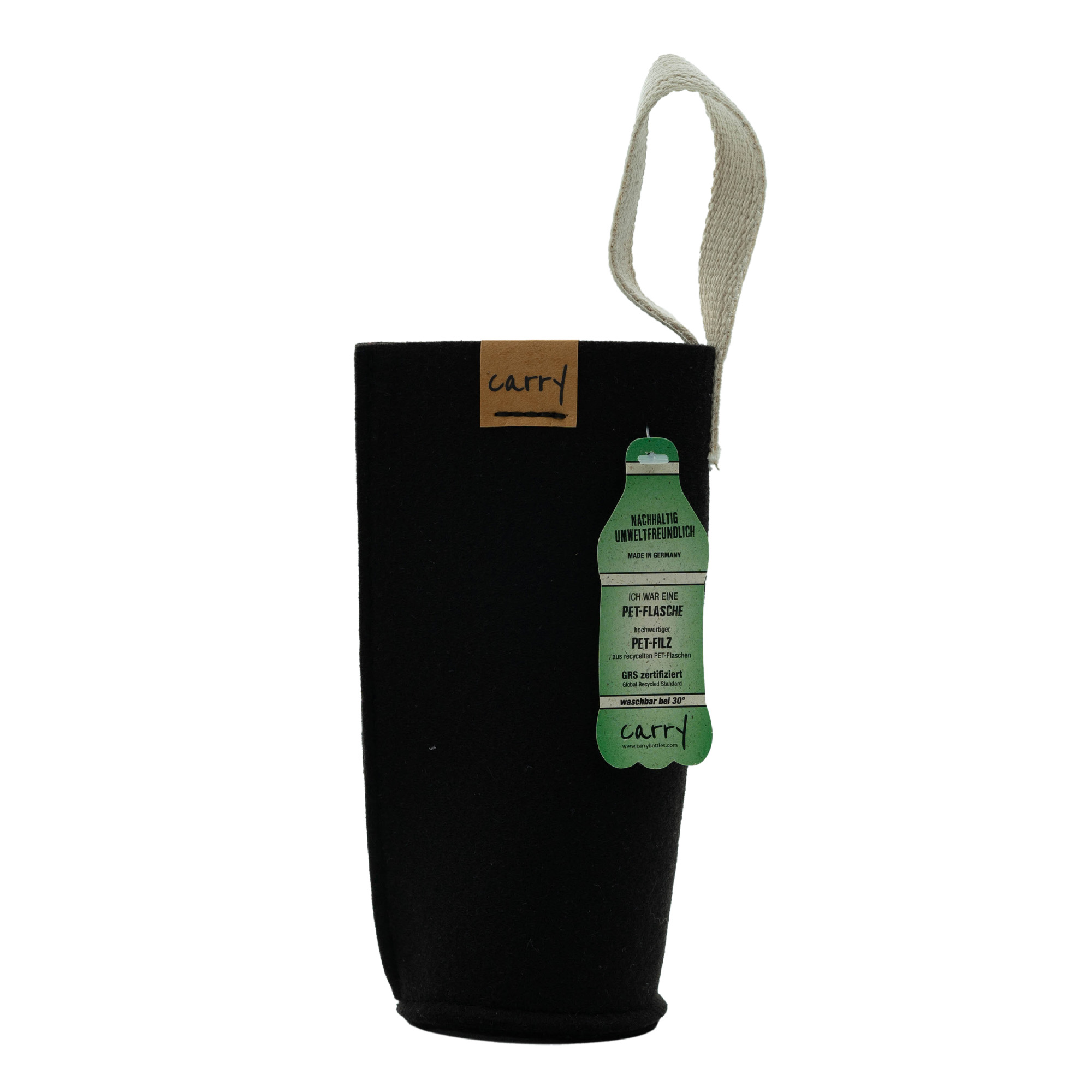 CARRY Sleeve, textiel, zwart CARRY Sleeve, textiel, zwart